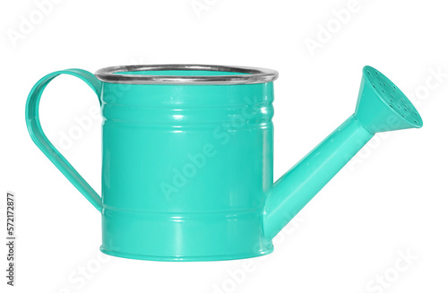 garden watering can isolated on white background