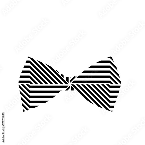 black bow tie