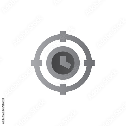 target two tone gradient icon