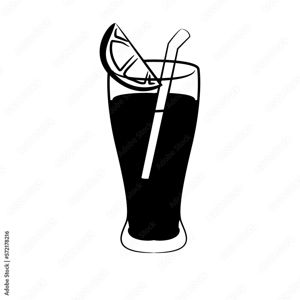 illustration of a glass illustration of a glass