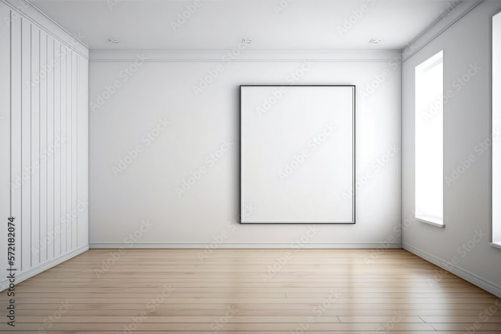Abstract Luxury white gradient wall and empty studio room background Generative AI Abstract Luxury white gradient wall and empty studio room background Generative AI