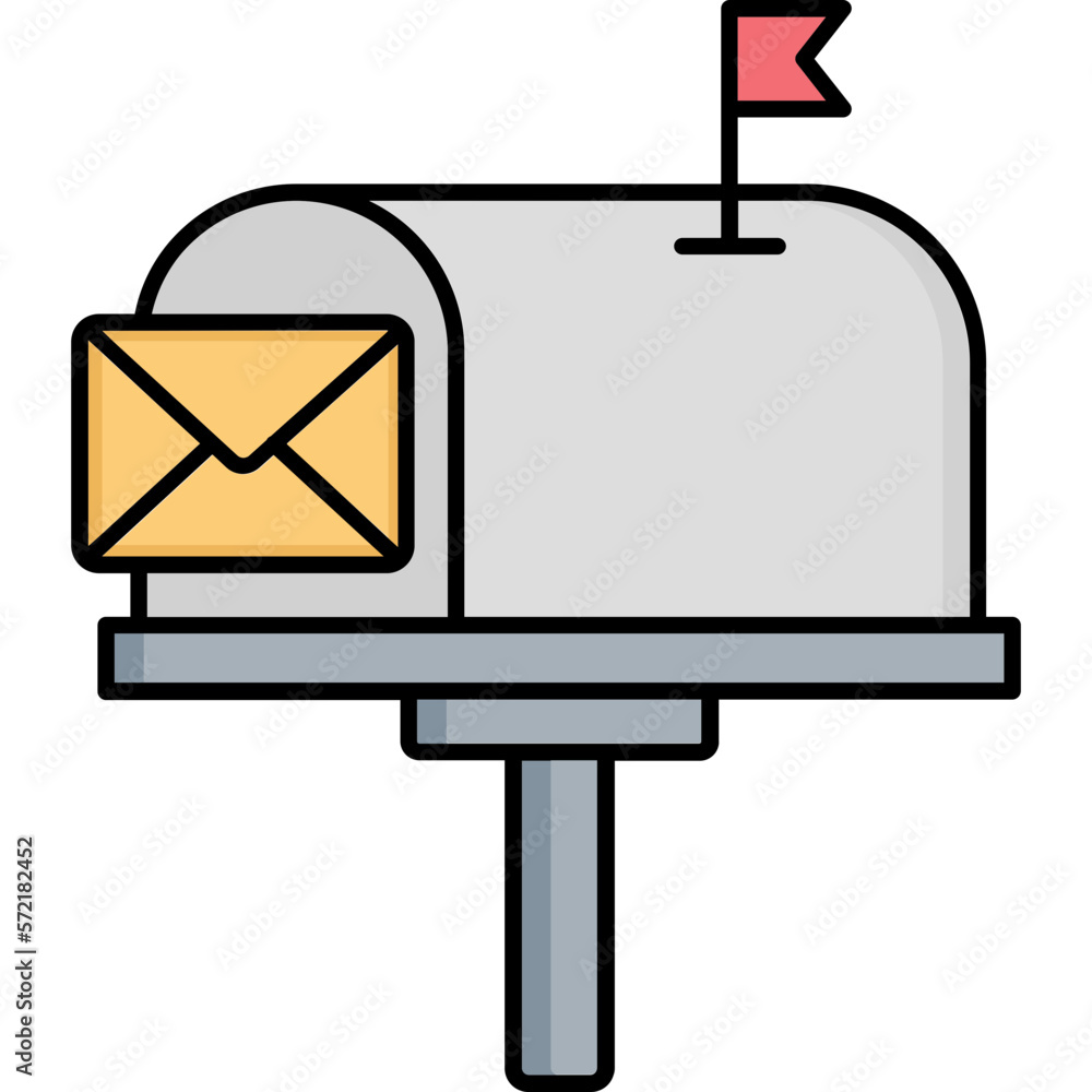 Letter box vector icon easily modify
Letter box vector icon easily modify