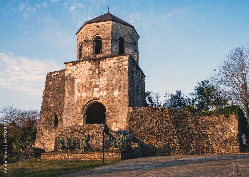 Fototapeta premium Khobi Convent - Georgian Orthodox monastery in western Georgia, built at 13th century.