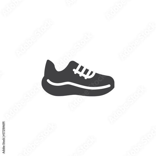Running shoe vector icon