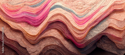 Sandstone Vibrant pink colors abstract wallpaper design