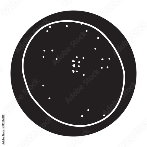 Chrysoprase color line icon. Precious stones.