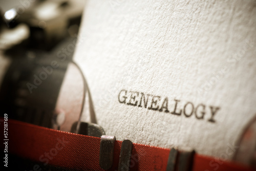 Genealogy concept view photo