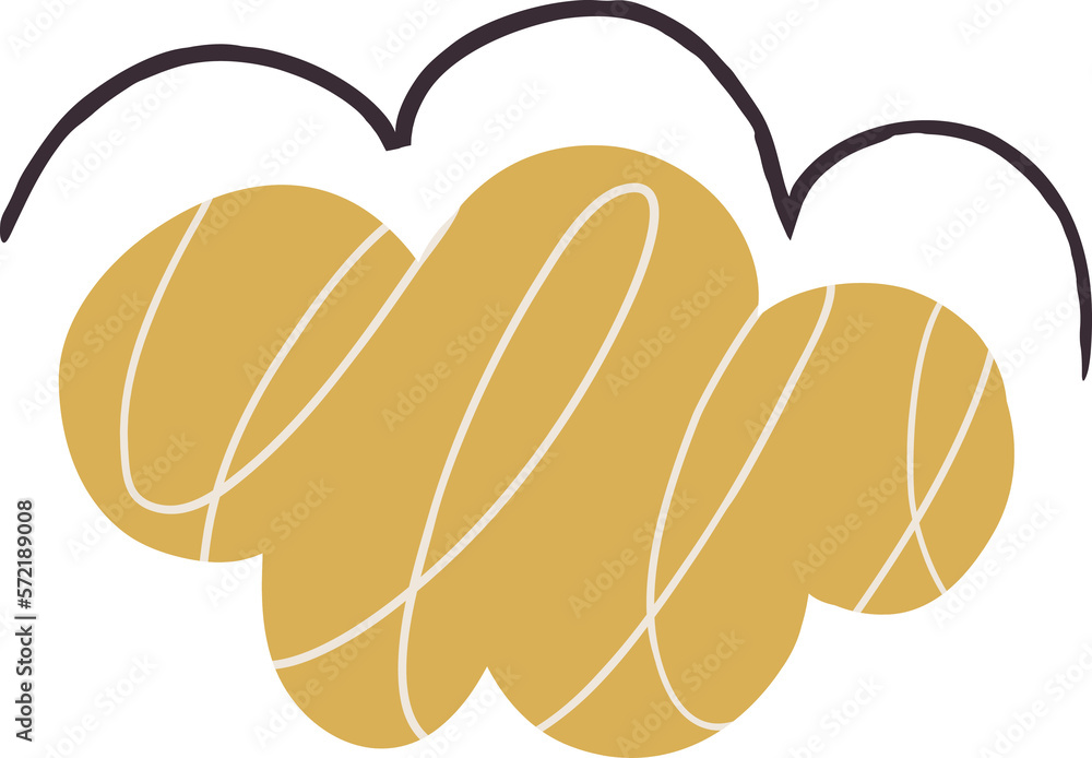 Abstract organic shape doodle Abstract organic shape doodle