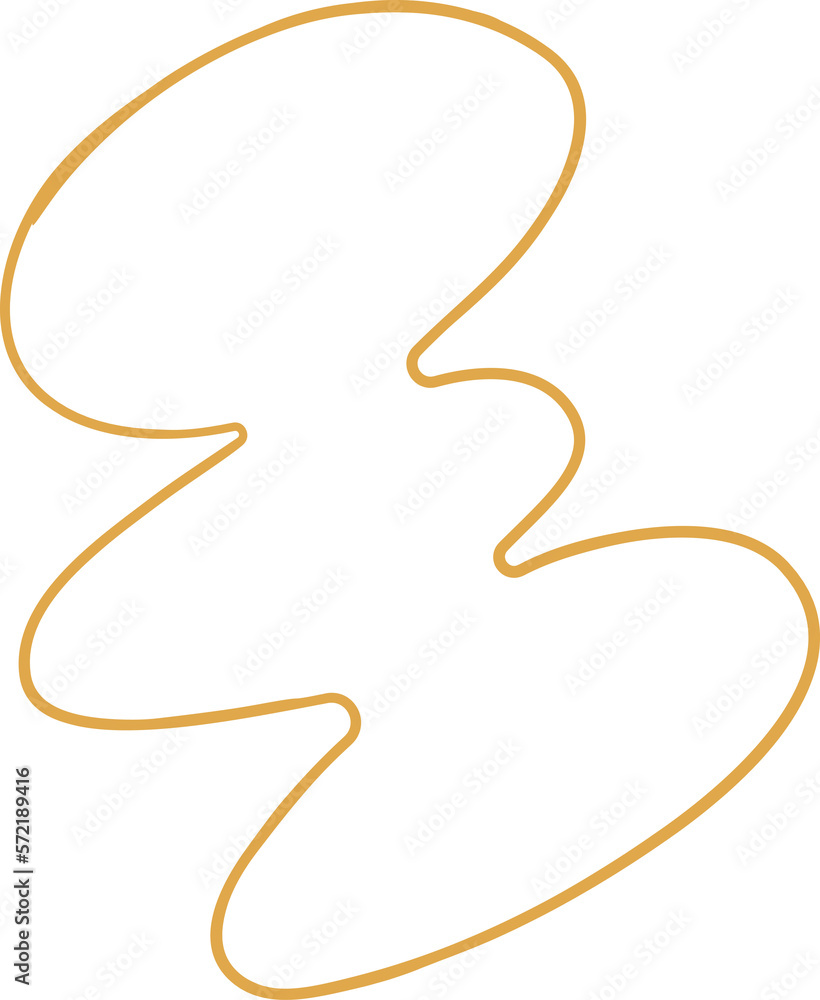 Abstract shape line doodle Abstract shape line doodle