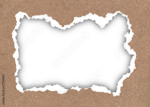 Wallpaper Mural Torn pieces of cardboard element Torontodigital.ca