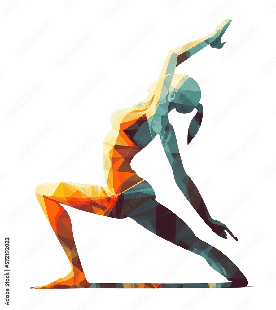 Vector Illustration Yoga Props Trendy Retro Stock Vector (Royalty Free)  1165935364