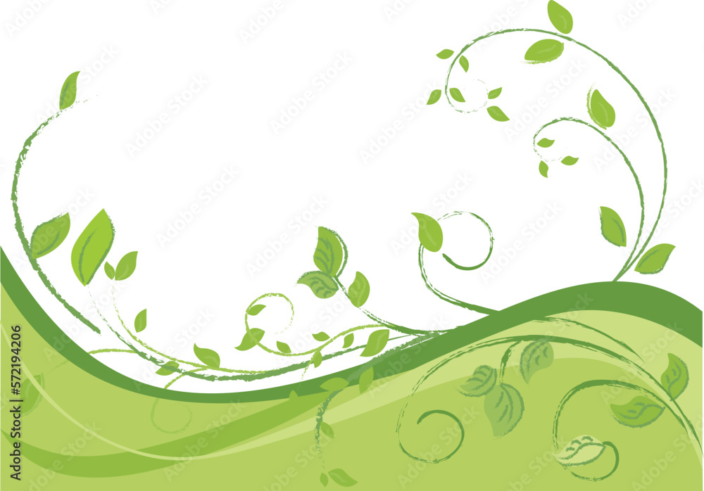 Spring background. Plants, leaves, tree branches Spring background. Plants, leaves, tree branches
