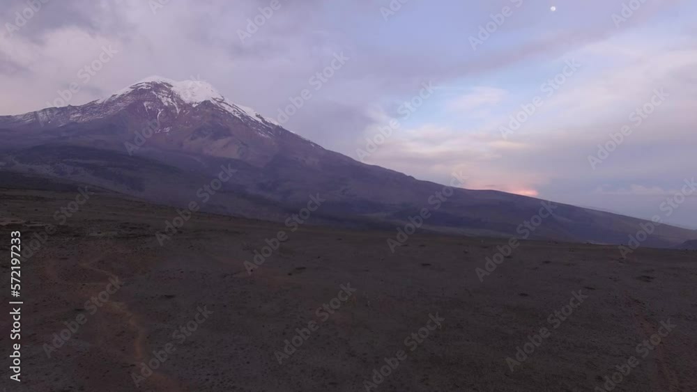 Cotopaxi in the distance of a beautiful landscape shot Cotopaxi in the distance of a beautiful landscape shot