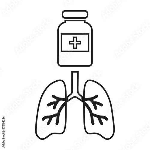 Vaccine, immunity, vaccination icon
