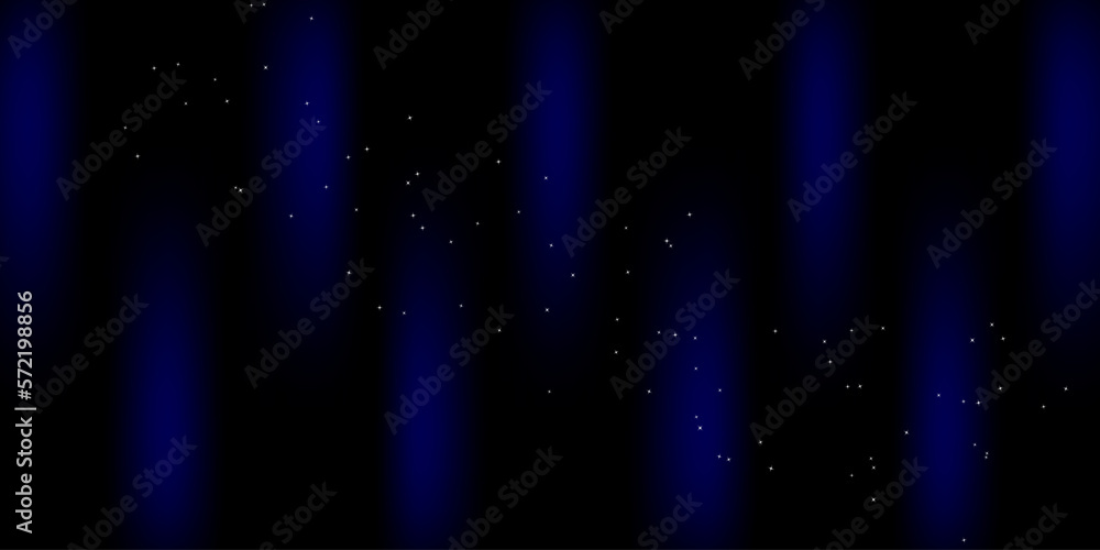 Abstract Gradient Blue On Black Background