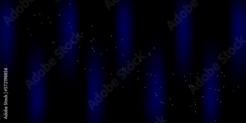 Abstract Gradient Blue On Black Background