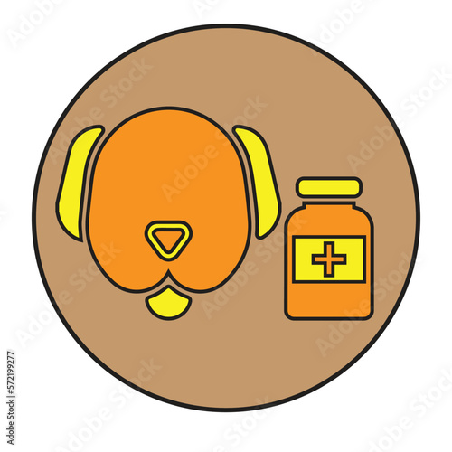 Vaccine, immunity, vaccination icon