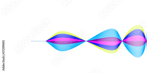 Colorful Abstract Wave for your design, banner, background, wallpaper