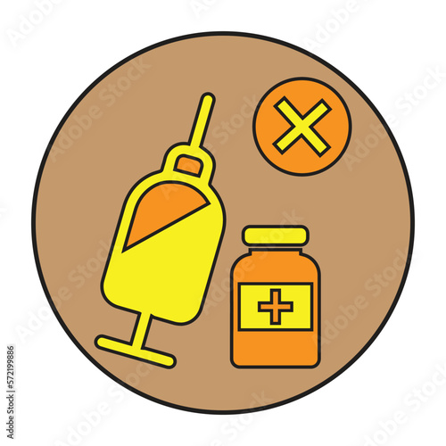 Vaccine, immunity, vaccination icon