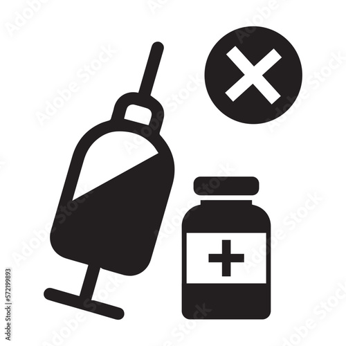 Vaccine, immunity, vaccination icon