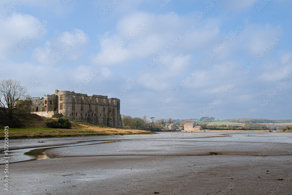 Carew Castle Medieval  castle  Pembrokeshire  wales 