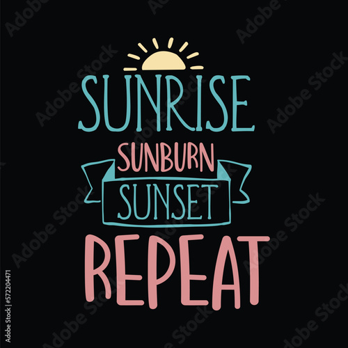 sunrise sunburn sunset repeat svg