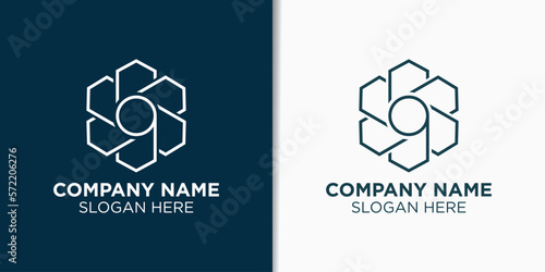 letter G and flower logo template, plants logo inspiration