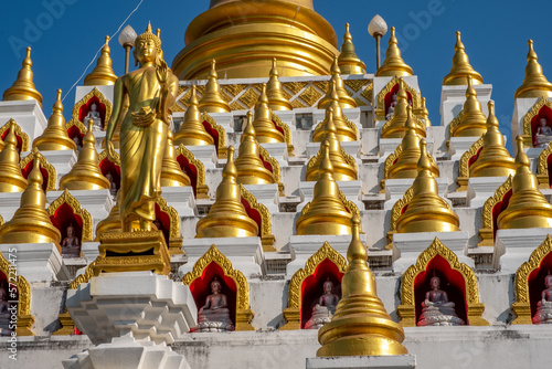 Wat Manee Praison Buddhist Temple in Mae Sot Thailand