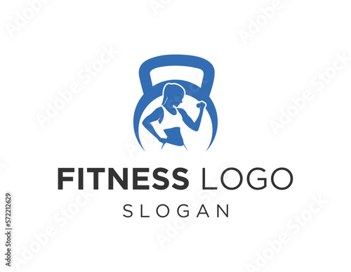 Logo about Fitness on a white background. created using the CorelDraw application.