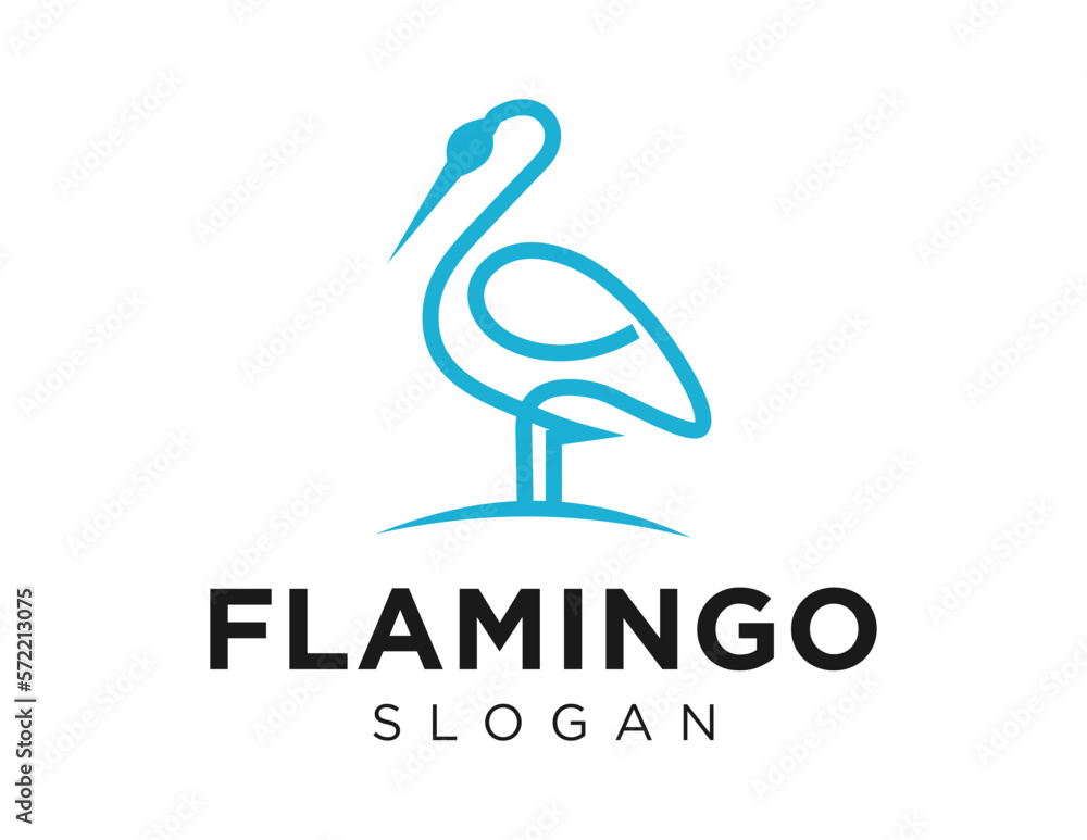 Logo about Flamingo on a white background. created using the CorelDraw application. Logo about Flamingo on a white background. created using the CorelDraw application.
