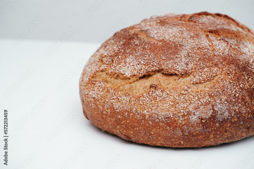 Loaf of bread still life. food, baking and cooking concept - close up of bread Loaf of bread still life. food, baking and cooking concept - close up of bread