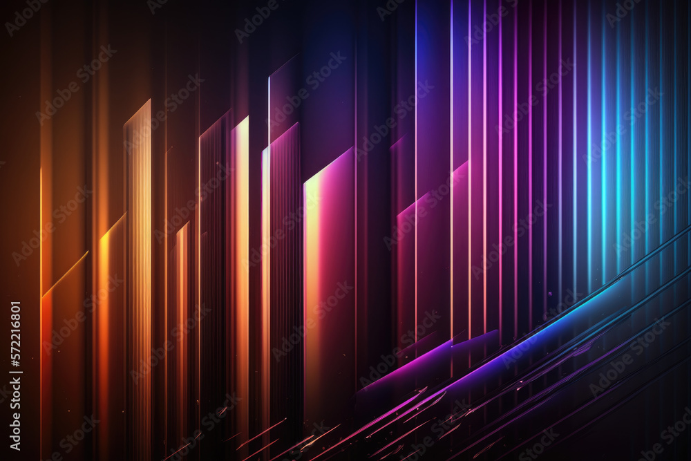 Abstract Glass Gradient Background - Generative AI Abstract Glass Gradient Background - Generative AI