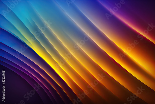 Beautiful Gradient Background Many Coloured - Generative AI
