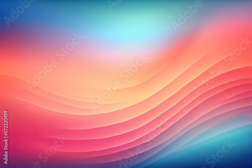 Beautiful Gradient Background Many Coloured - Generative AI