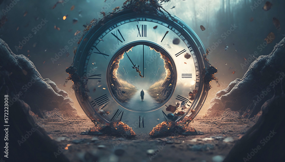 time loop, concept Illustration Stock | Adobe Stock