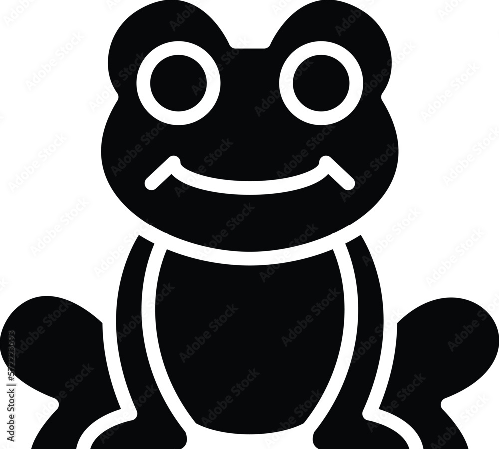 Frog Vector Icon Design Illustration Frog Vector Icon Design Illustration