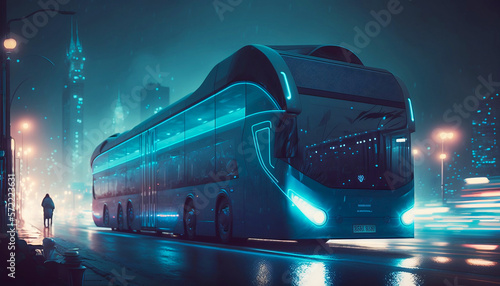 futuristic transport concept photo