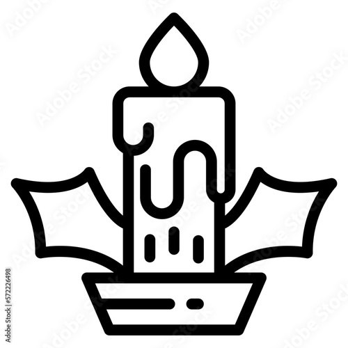 Christmas candle line 