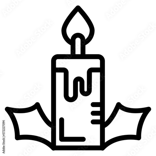 Christmas candle line 
