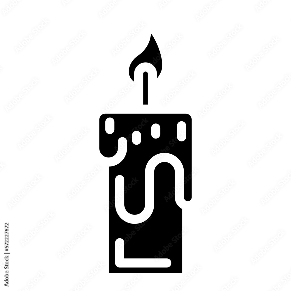 candle glyph 