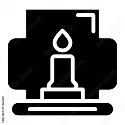 candle glyph 