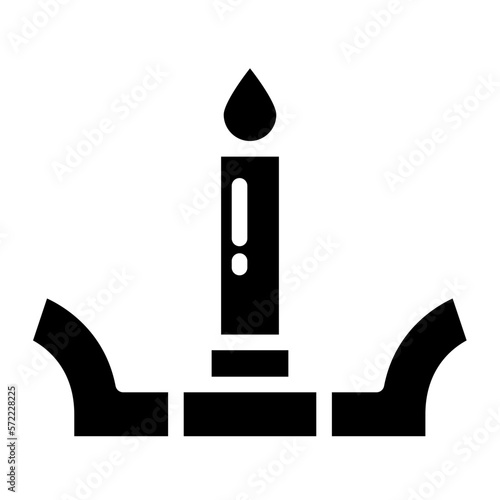 candle glyph 