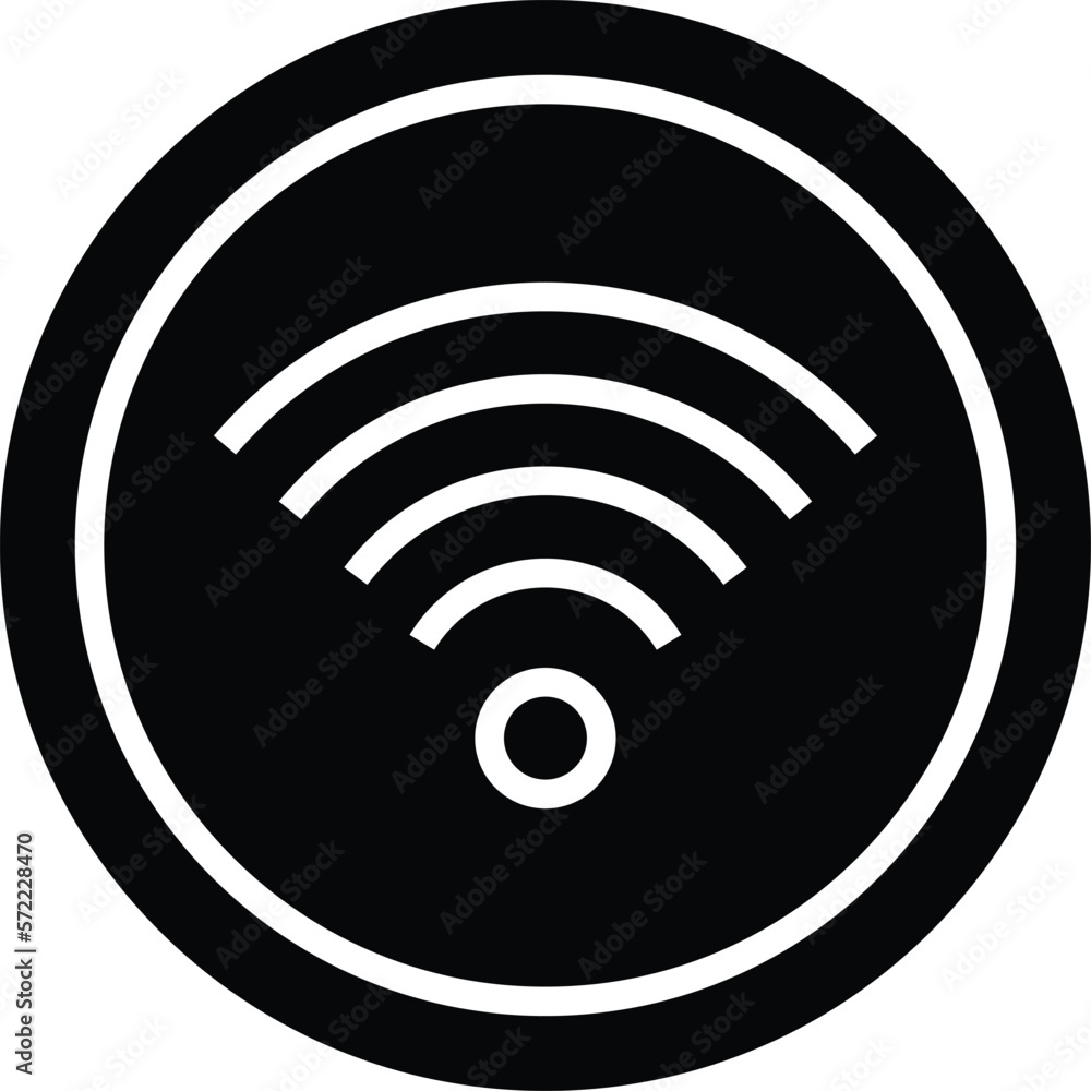Wifi Vector Icon Design Illustration