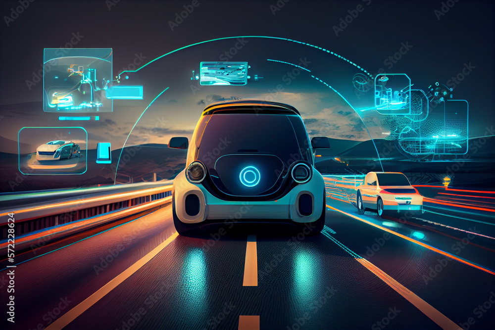 Intelligent transportation system (IoT) enabled smart car (HUD) concept