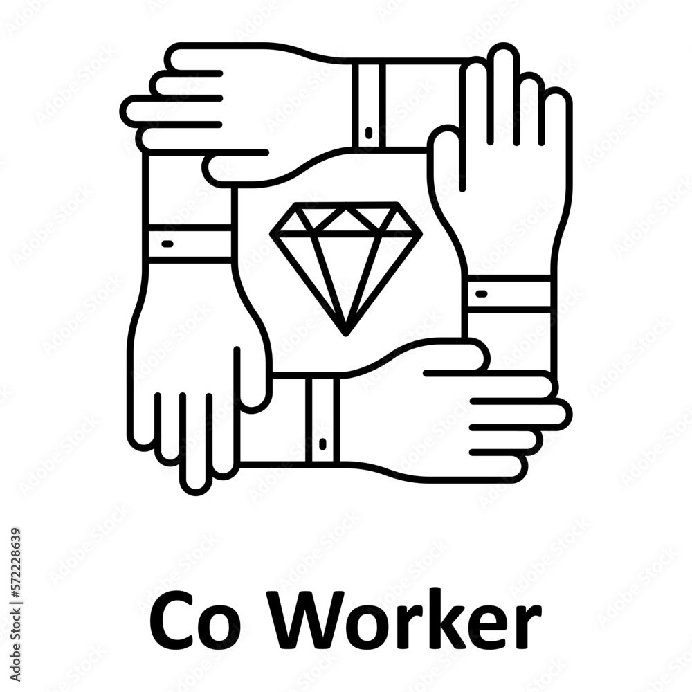 Co worker vector icon easily modify
Co worker vector icon easily modify
