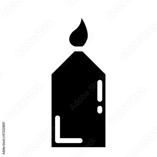 candle glyph 