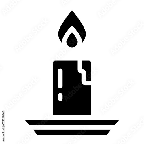 candle glyph 