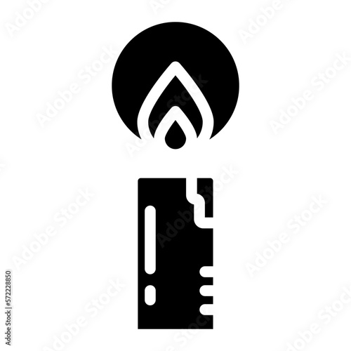 candle glyph 