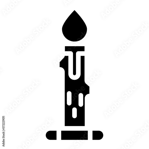 candle glyph 