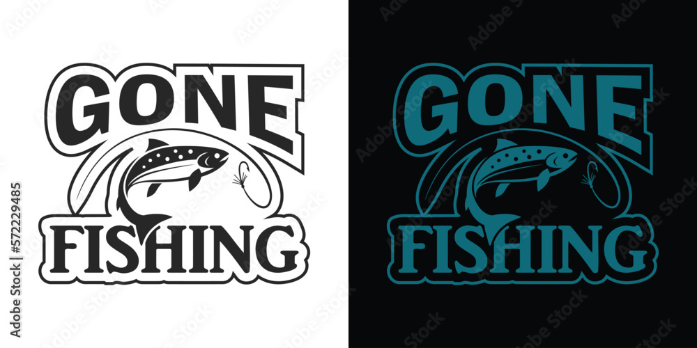 Fishing t-shirt design happy is fishing design.